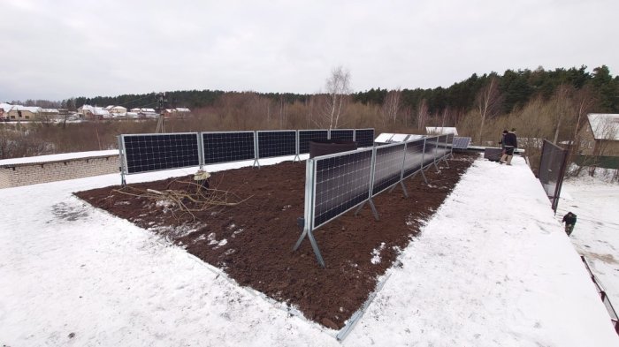 6.72 kW solar power plant at a municipal utility facility in Sudogdy