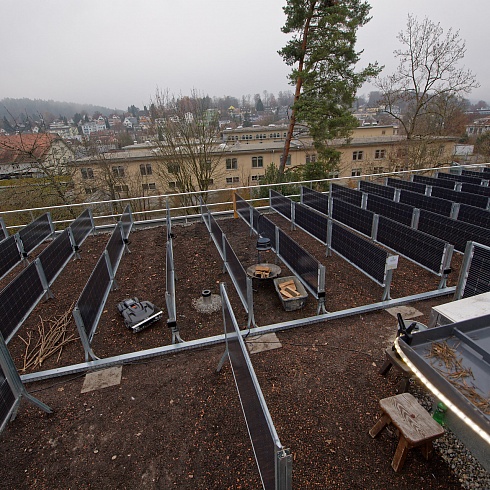 Opening of the International Solar Test Station on the Green Roof