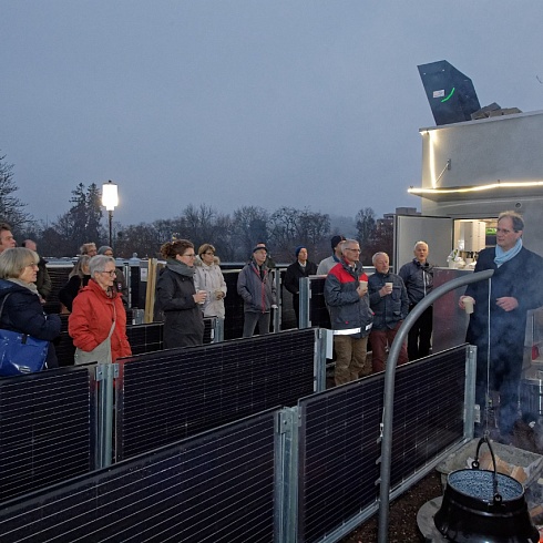 Opening of the International Solar Test Station on the Green Roof