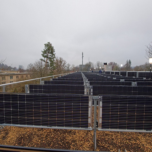 Opening of the International Solar Test Station on the Green Roof