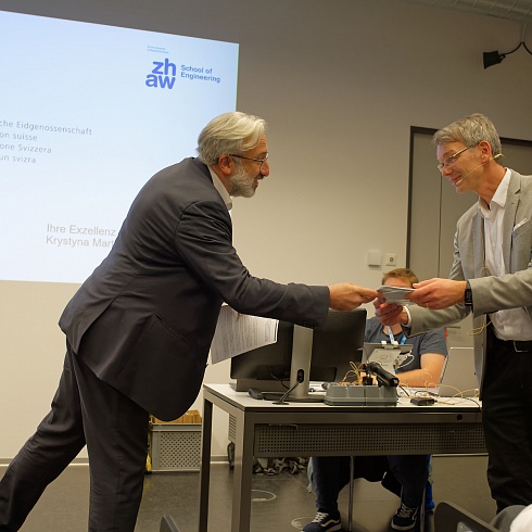 Opening of the International Solar Test Station on the Green Roof