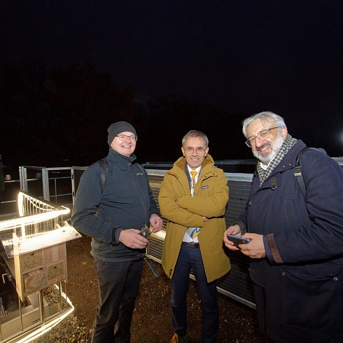 Opening of the International Solar Test Station on the Green Roof